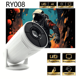 Popular Home 1080p Projector HY200 Portable New Projector for Home Cinema