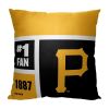 [Personalization Only] OFFICIAL MLB Colorblock Personalized Pillow - Pittsburgh Pirates