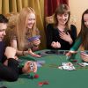 Soozier 48" 8 Person Octagonal Foldable Poker Table with Cup Holders Green Felt for Blackjack Poker Games