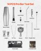 Cocktail Shaker Set 14 Pcs Bartender Kit Stainless Steel Bar Tool Set Silver