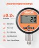 Digital Hydraulic Pressure Test Coupling Kit, 10000 PSI Pressure Gauge Manometer Tester with 1 Gauge, 1 Test Coupling, 1 Quick-Release Coupler