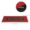 Poker Table Top Poker Mat for 12 Player, Red