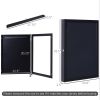 32" x 24" Sports Jersey Display Case, Acrylic Display Case, for Baseball Basketball Football Soccer Hockey Sports Shirts, Black
